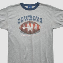 Dallas Cowboys Cowboys Authentic Apparel 2000s T-shirt - Heather Gray Vintage - Fanatics