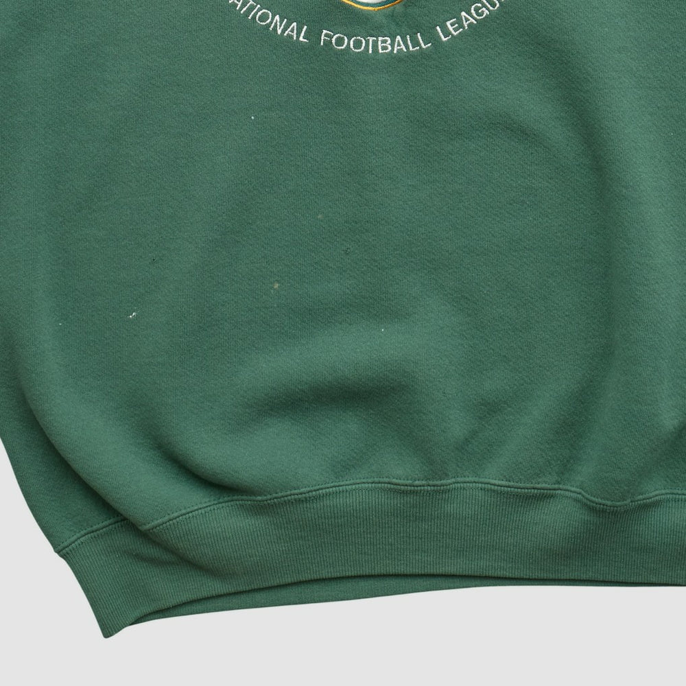 Green Bay Packers Nutmeg 90s Pullover Sweatshirt - Green Vintage - Fanatics