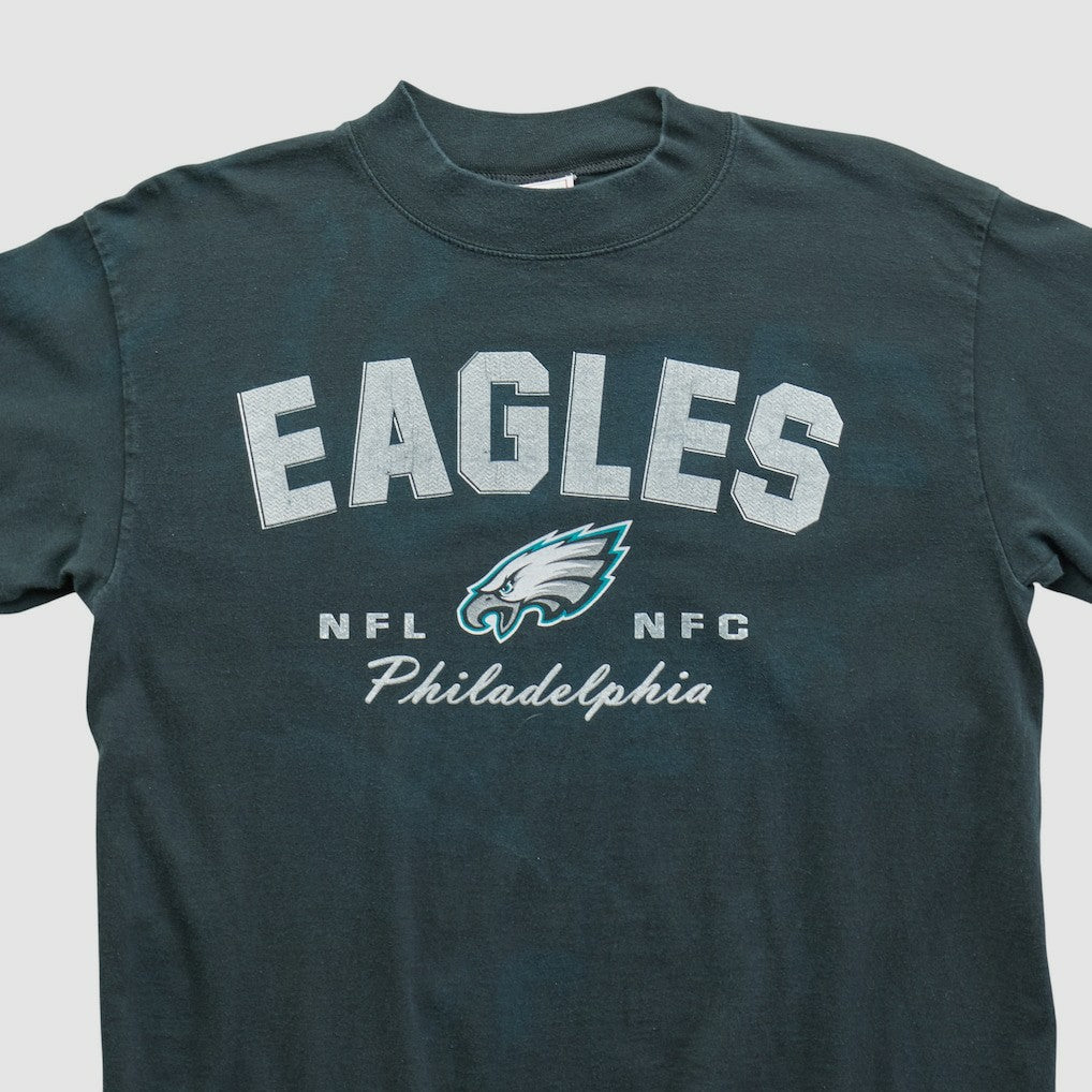 Philadelphia Eagles NFL 2000s Long Sleeve T-shirt - Charcoal Vintage - Fanatics