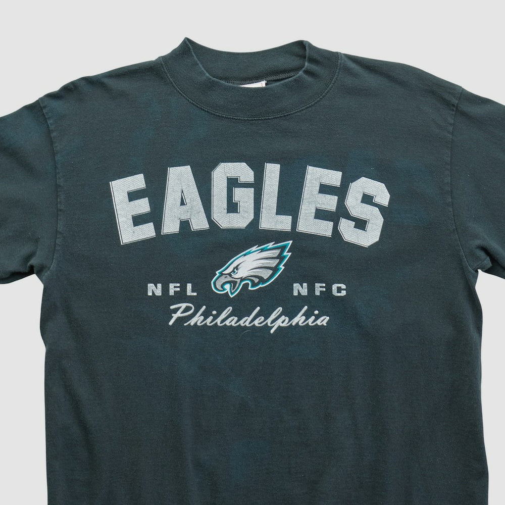 Philadelphia Eagles NFL 2000s Long Sleeve T-shirt - Charcoal Vintage - Fanatics