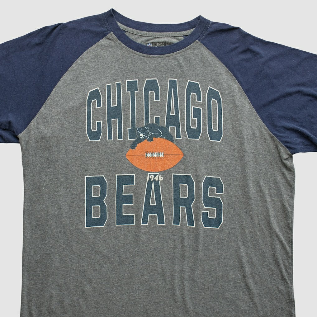 Chicago Bears NFL 2010s T-shirt - Dark Heather Gray Vintage - Fanatics