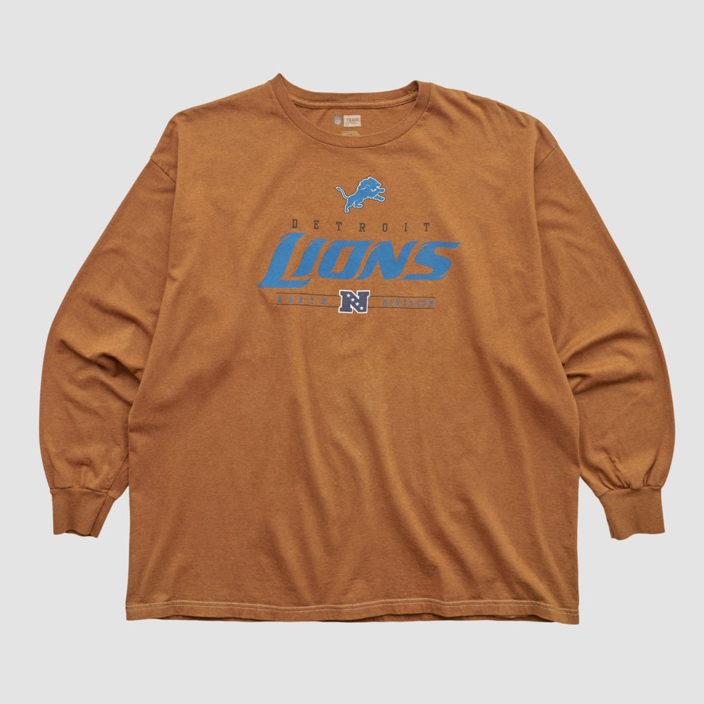 Detroit Lions NFL 2000s Long Sleeve T-shirt - Clay Vintage - Fanatics