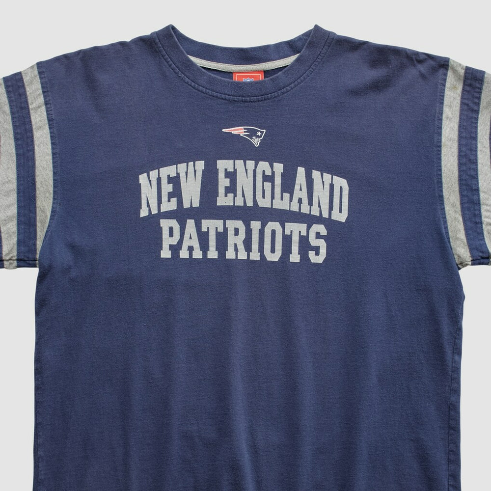 New England Patriots NFL 2000s Long Sleeve T-shirt - Navy Vintage - Fanatics
