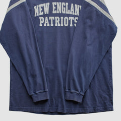 New England Patriots NFL 2000s Long Sleeve T-shirt - Navy Vintage - Fanatics