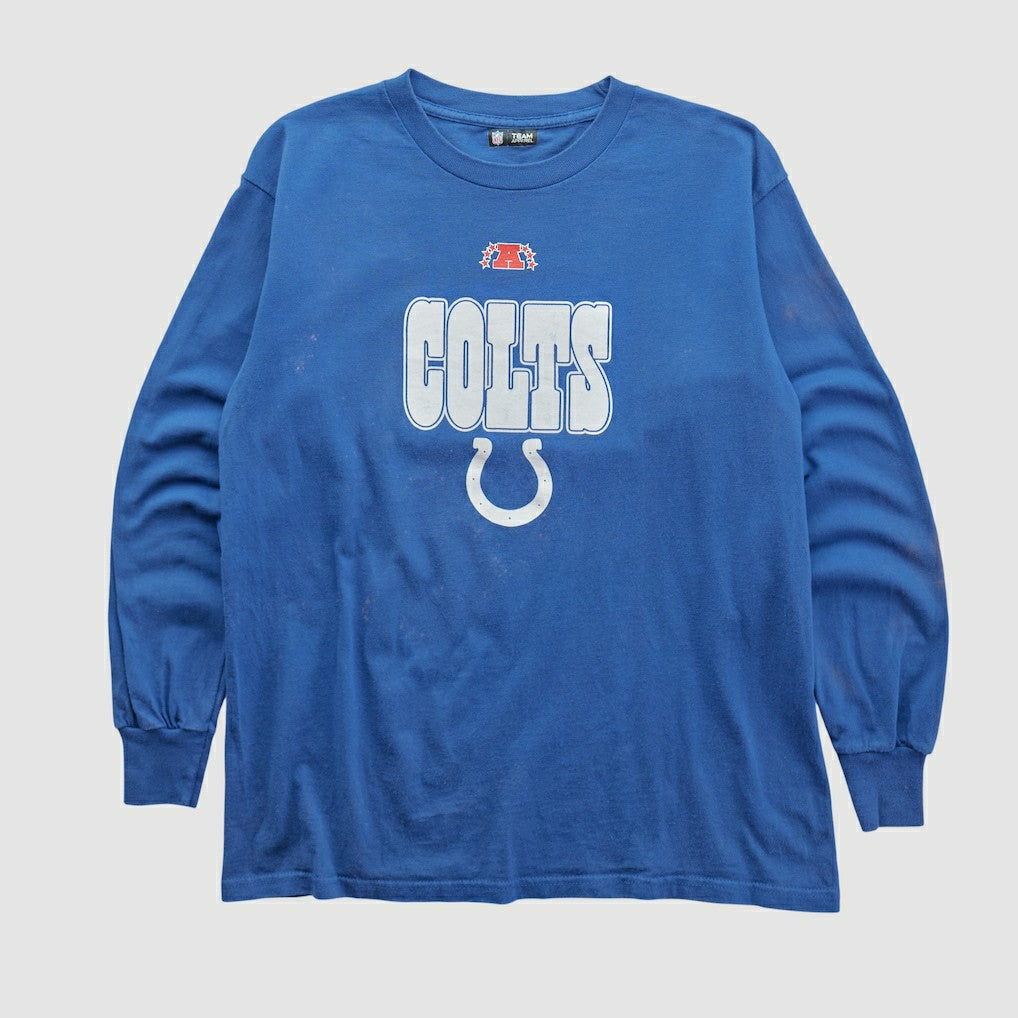 Indianapolis Colts NFL 2010s Long Sleeve T-shirt - Blue Vintage - Fanatics