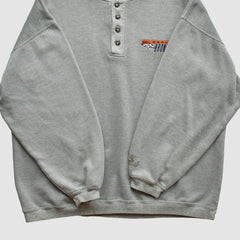 Denver Broncos Starter 90s Pullover Sweatshirt - Heather Gray Vintage - Fanatics