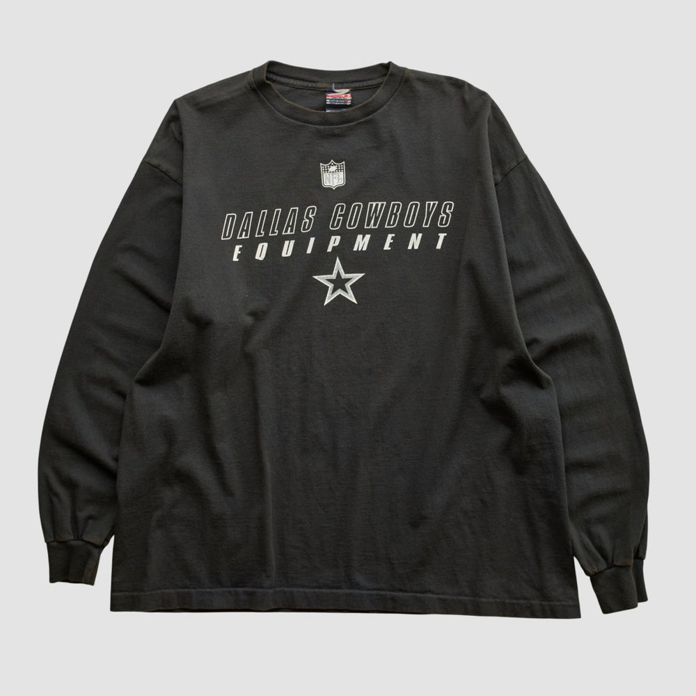 Dallas Cowboys 2000s Long Sleeve T-shirt - Black Vintage - Fanatics