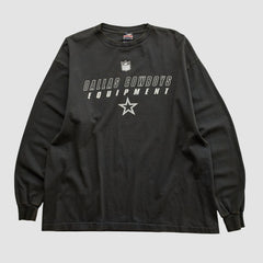 Dallas Cowboys 2000s Long Sleeve T-shirt - Black Vintage - Fanatics