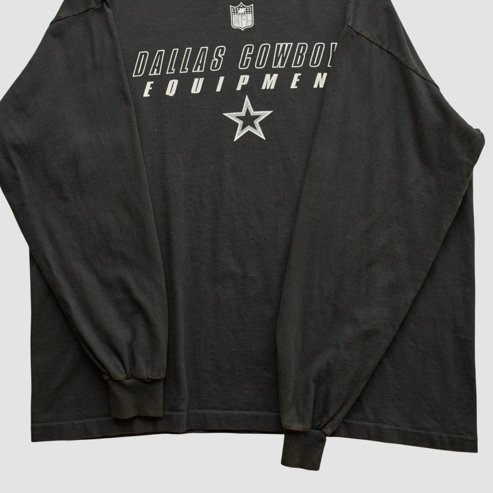 Dallas Cowboys 2000s Long Sleeve T-shirt - Black Vintage - Fanatics