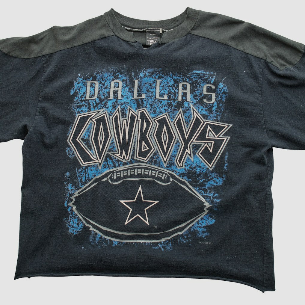 Dallas Cowboys Front Row 1995 T-shirt - Black Vintage - Fanatics