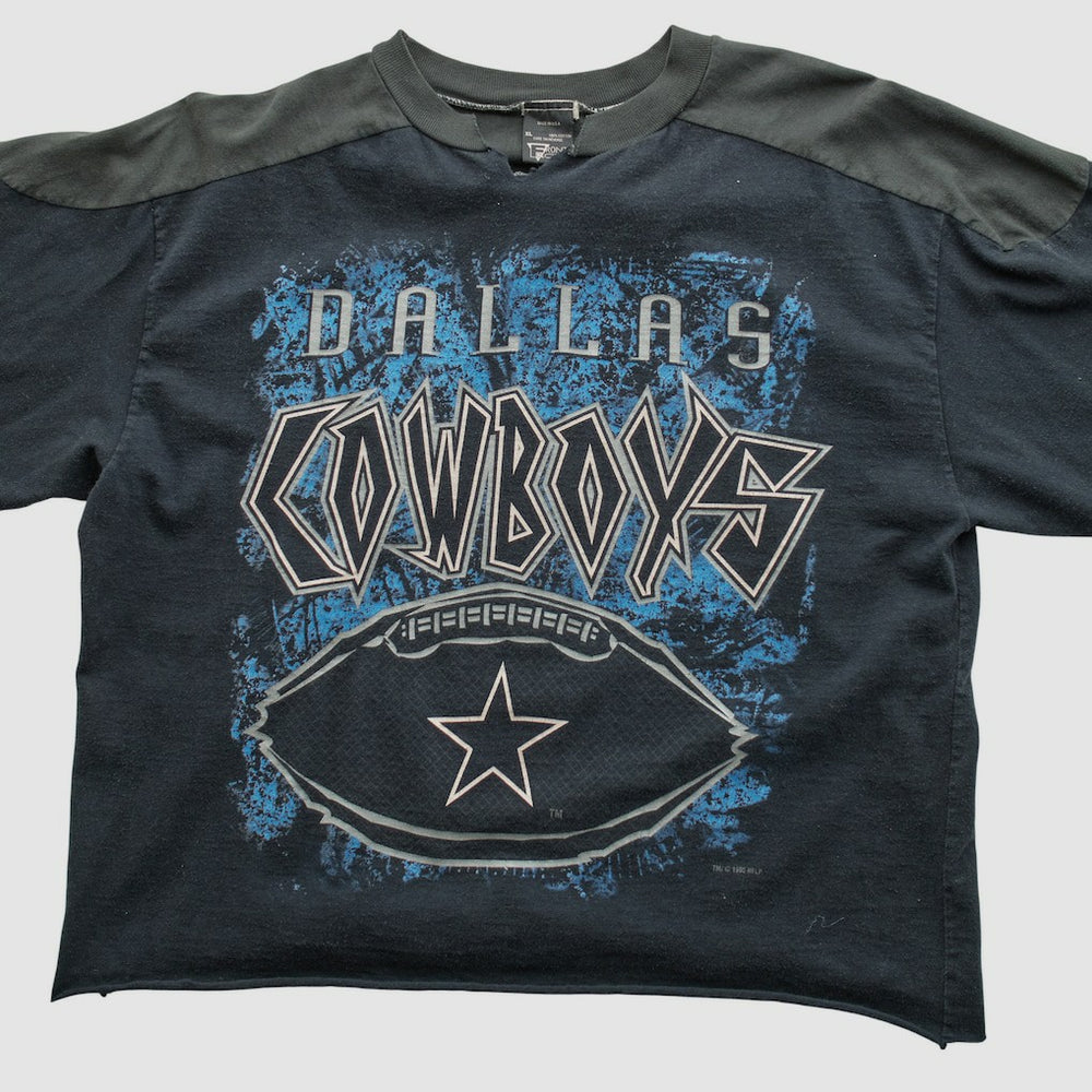 Dallas Cowboys Front Row 1995 T-shirt - Black Vintage - Fanatics