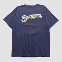 Milwaukee Brewers Majestic 2000s T-shirt Online