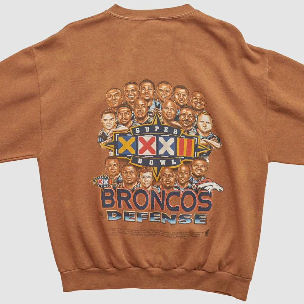 Denver Broncos Delta 1998 Pullover Sweatshirt - Clay Vintage - Fanatics