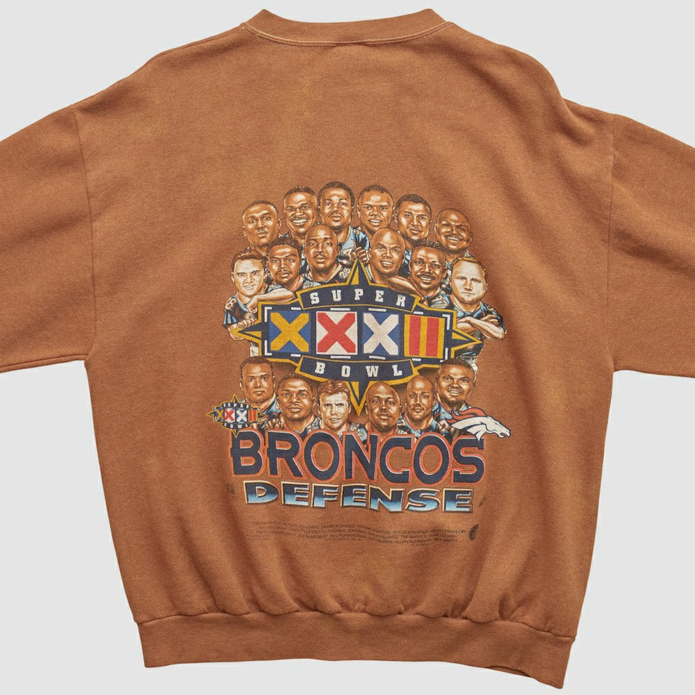 Denver Broncos Delta 1998 Pullover Sweatshirt - Clay Vintage - Fanatics