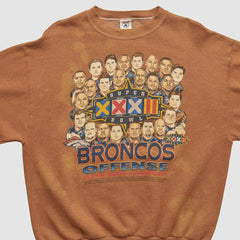 Denver Broncos Delta 1998 Pullover Sweatshirt - Clay Vintage - Fanatics