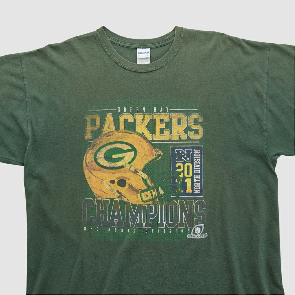 Green Bay Packers Gildan 2011 T-shirt - Green Vintage - Fanatics