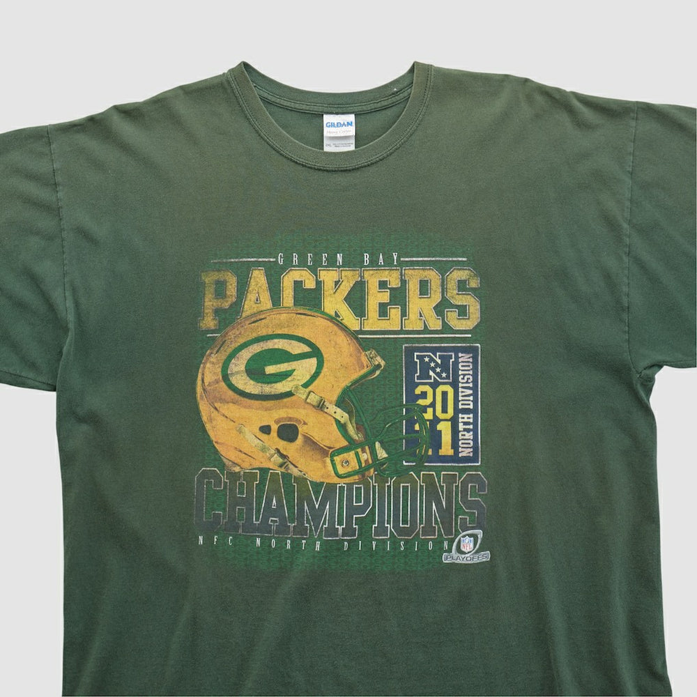 Green Bay Packers Gildan 2011 T-shirt - Green Vintage - Fanatics