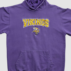 Minnesota Vikings NFL 2000s Hooded Pullover Sweatshirt - Purple Vintage - Fanatics