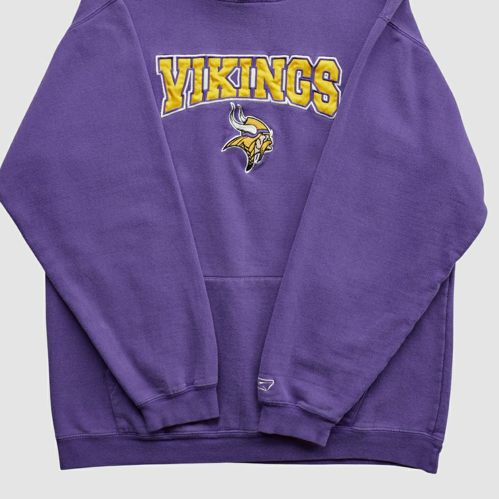 Minnesota Vikings NFL 2000s Hooded Pullover Sweatshirt - Purple Vintage - Fanatics