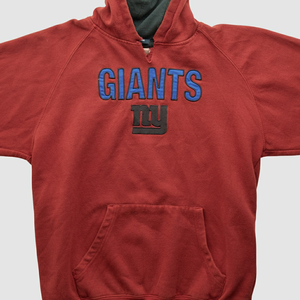 New York Giants Reebok 2000s Hooded Pullover Sweatshirt - Red Vintage - Fanatics