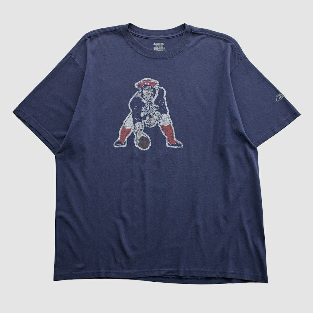 New England Patriots Reebok 2000s T-shirt - Navy Vintage - Fanatics