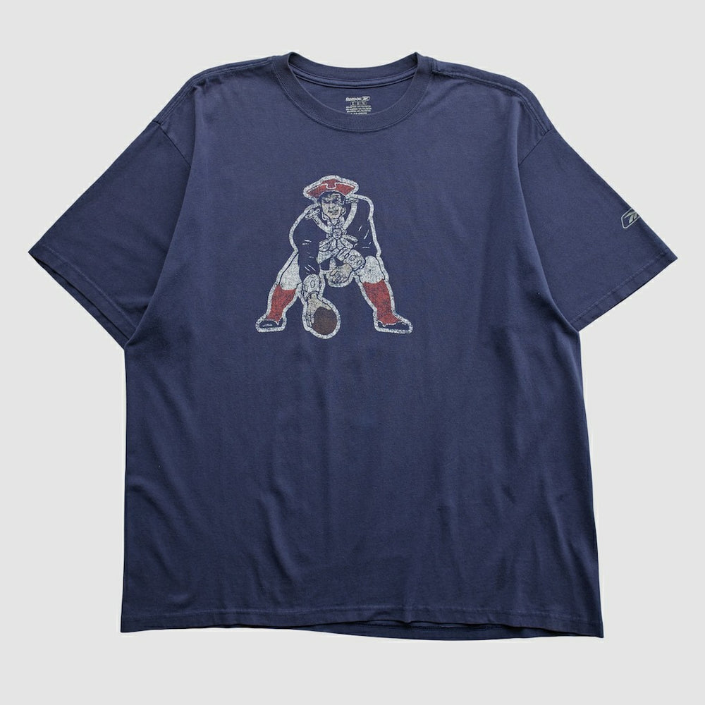 New England Patriots Reebok 2000s T-shirt - Navy Vintage - Fanatics