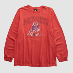 New England Patriots NFL 2010s Long Sleeve T-shirt - Red Vintage - Fanatics