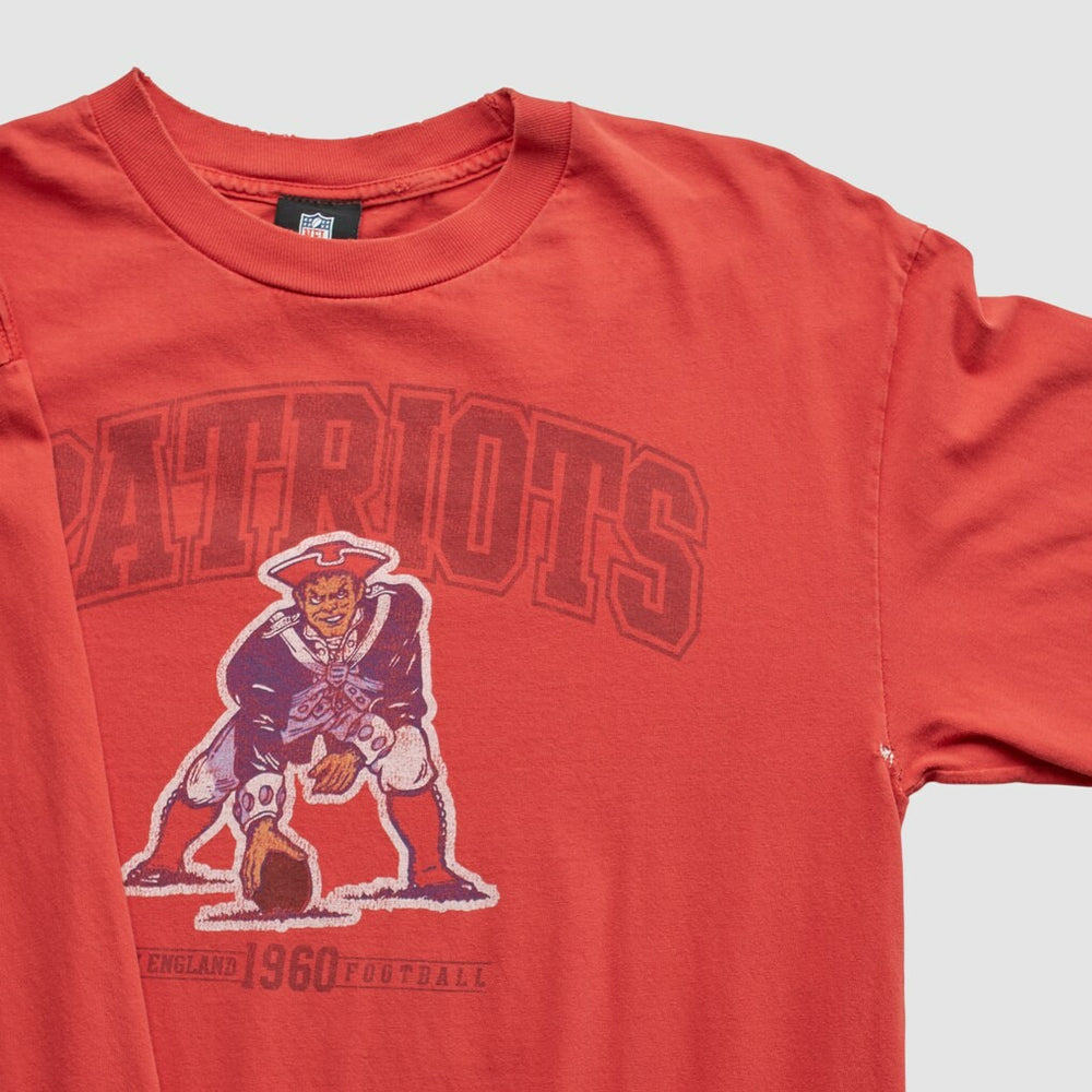 New England Patriots NFL 2010s Long Sleeve T-shirt - Red Vintage - Fanatics