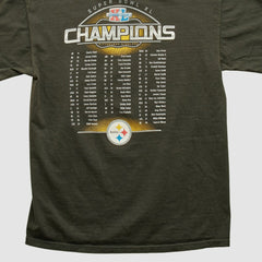 Pittsburgh Steelers Reebok 2006 T-shirt - Charcoal Vintage - Fanatics