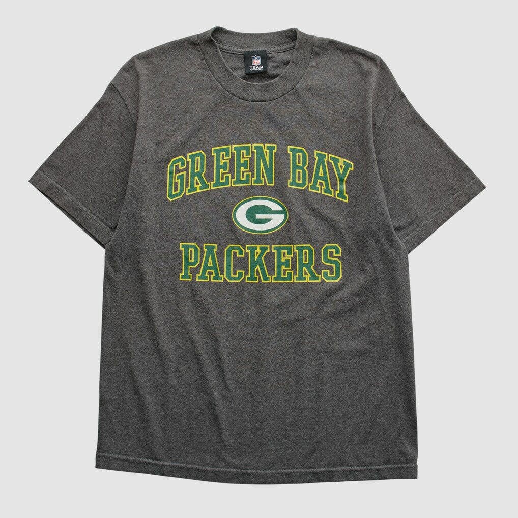 Green Bay Packers NFL 2010s T-shirt - Dark Heather Gray Vintage - Fanatics