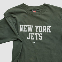 New York Jets 2000s Long Sleeve T-shirt - Green Vintage - Fanatics