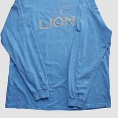Detroit Lions NFL 2000s Long Sleeve T-shirt - Light Blue Vintage - Fanatics