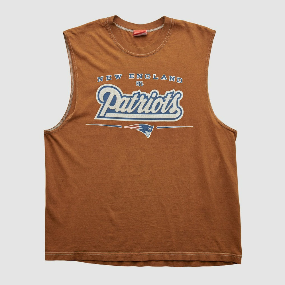 New England Patriots NFL 2000s Tank - Clay Vintage - Fanatics