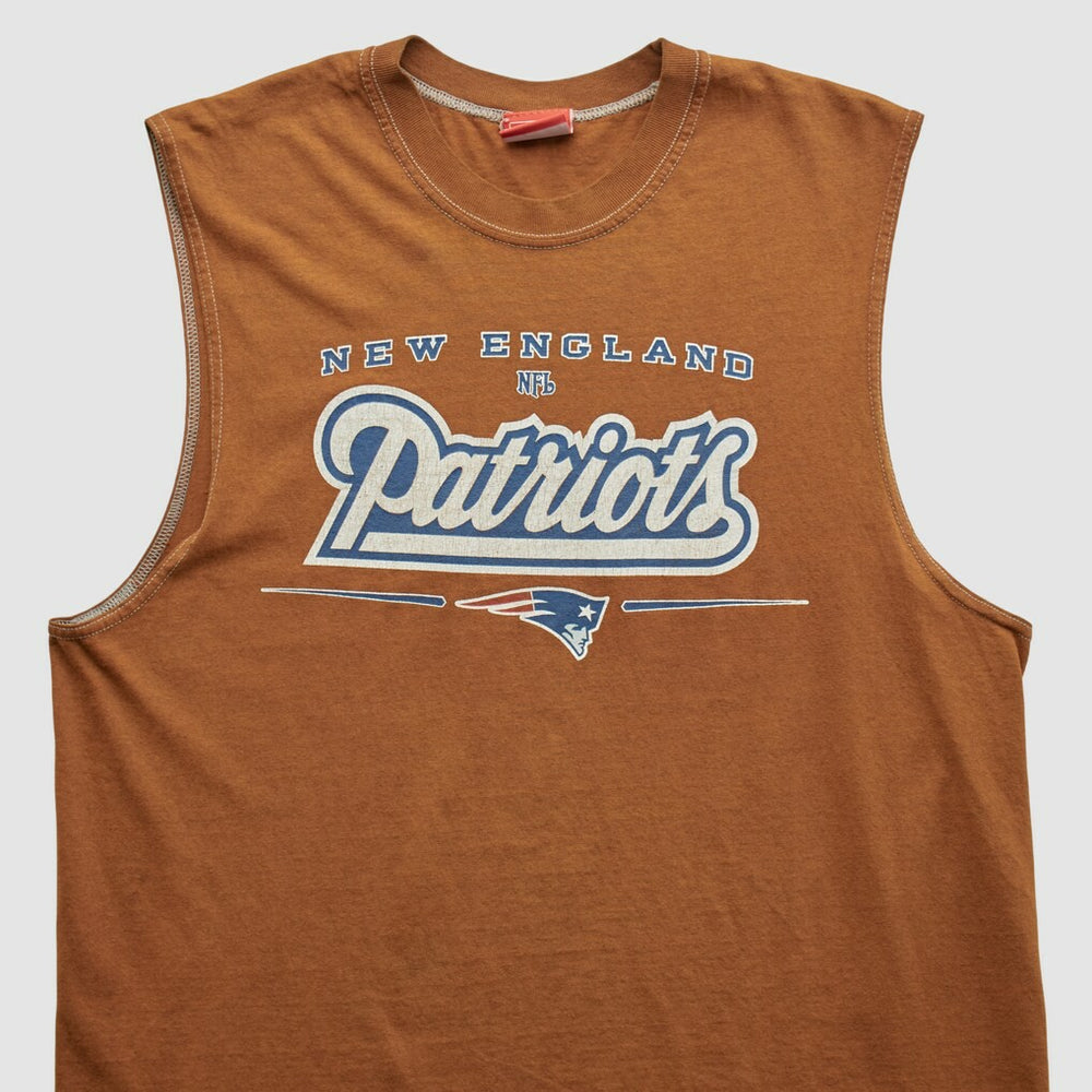 New England Patriots NFL 2000s Tank - Clay Vintage - Fanatics