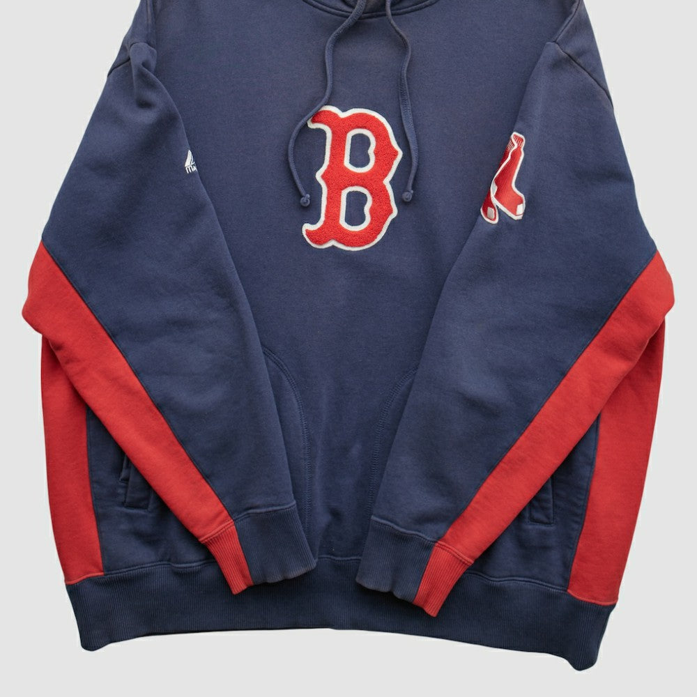 Boston Red Sox Majestic 2000s Hooded Pullover Sweatshirt Near Me