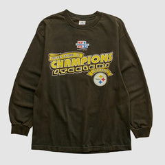 Pittsburgh Steelers Alstyle 2006 Long Sleeve T-shirt - Brown Vintage - Fanatics
