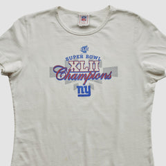Super Bowl XLII NFL 2008 T-shirt - White Vintage - Fanatics