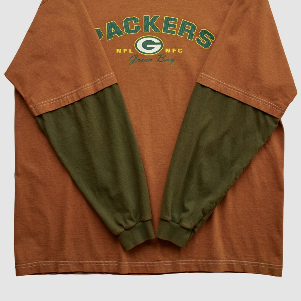 Green Bay Packers NFL 2000s Long Sleeve T-shirt - Clay Vintage - Fanatics