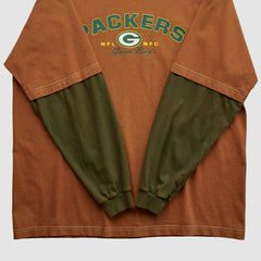 Green Bay Packers NFL 2000s Long Sleeve T-shirt - Clay Vintage - Fanatics
