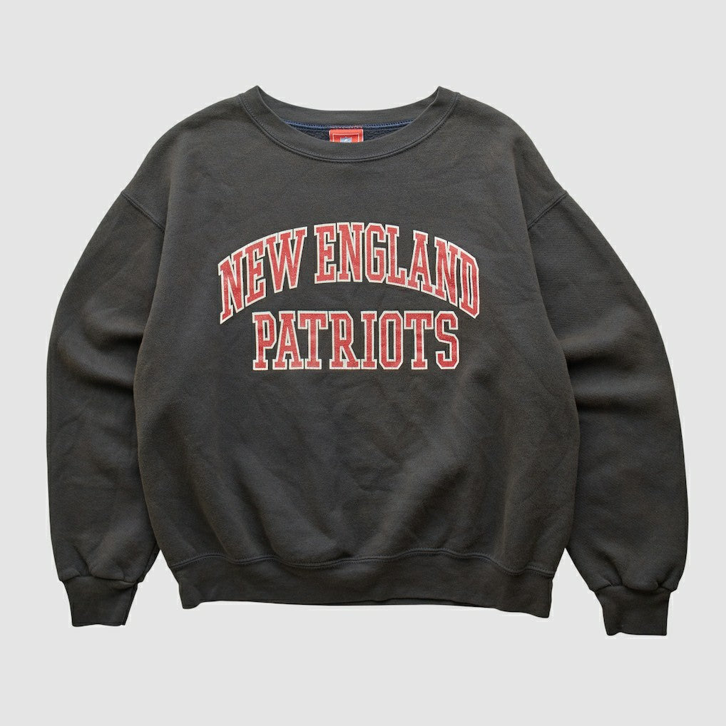 New England Patriots NFL 2000s Pullover Sweatshirt - Black Vintage - Fanatics
