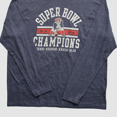 New England Patriots NFL Pro Line 2015 Long Sleeve T-shirt - Navy Vintage - Fanatics
