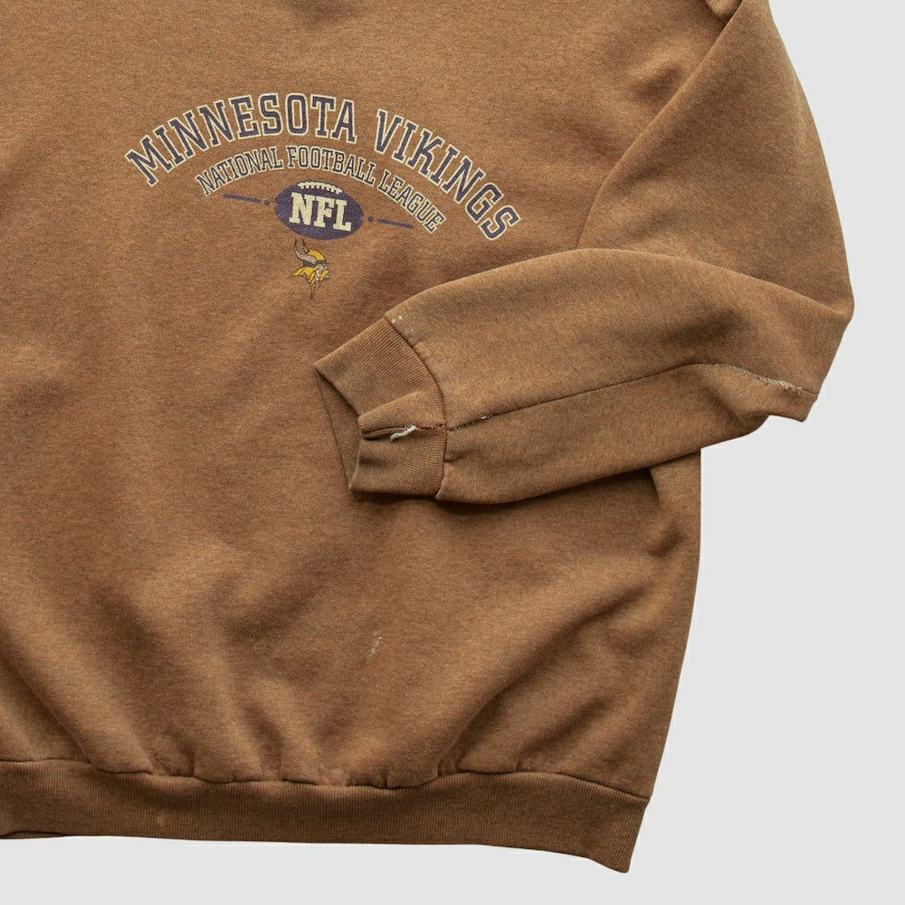 Minnesota Vikings Logo Athletic 2000s Pullover Sweatshirt - Clay Vintage - Fanatics