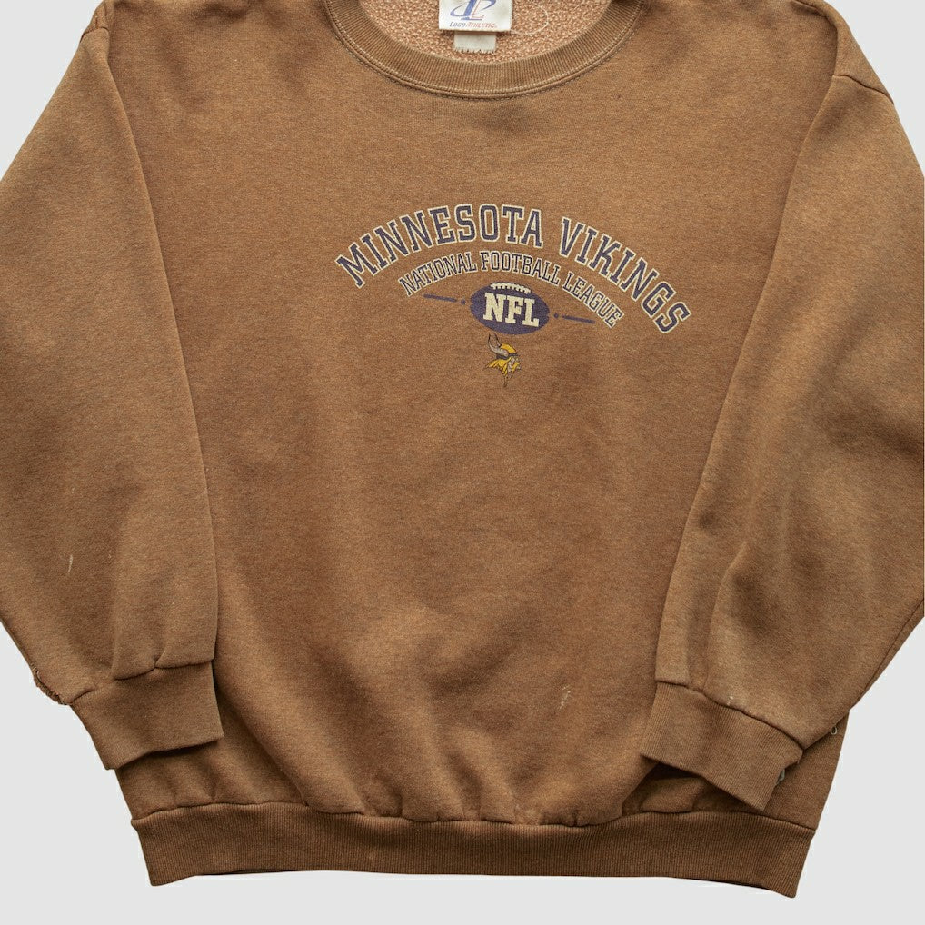 Minnesota Vikings Logo Athletic 2000s Pullover Sweatshirt - Clay Vintage - Fanatics