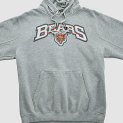Chicago Bears 2010s Hooded Pullover Sweatshirt - Heather Gray Vintage - Fanatics
