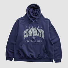 Dallas Cowboys 2010s Hooded Pullover Sweatshirt - Navy Vintage - Fanatics