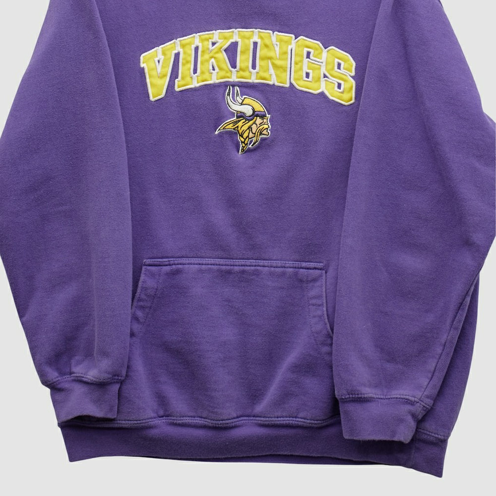 Minnesota Vikings NFL 2000s Hooded Pullover Sweatshirt - Purple Vintage - Fanatics