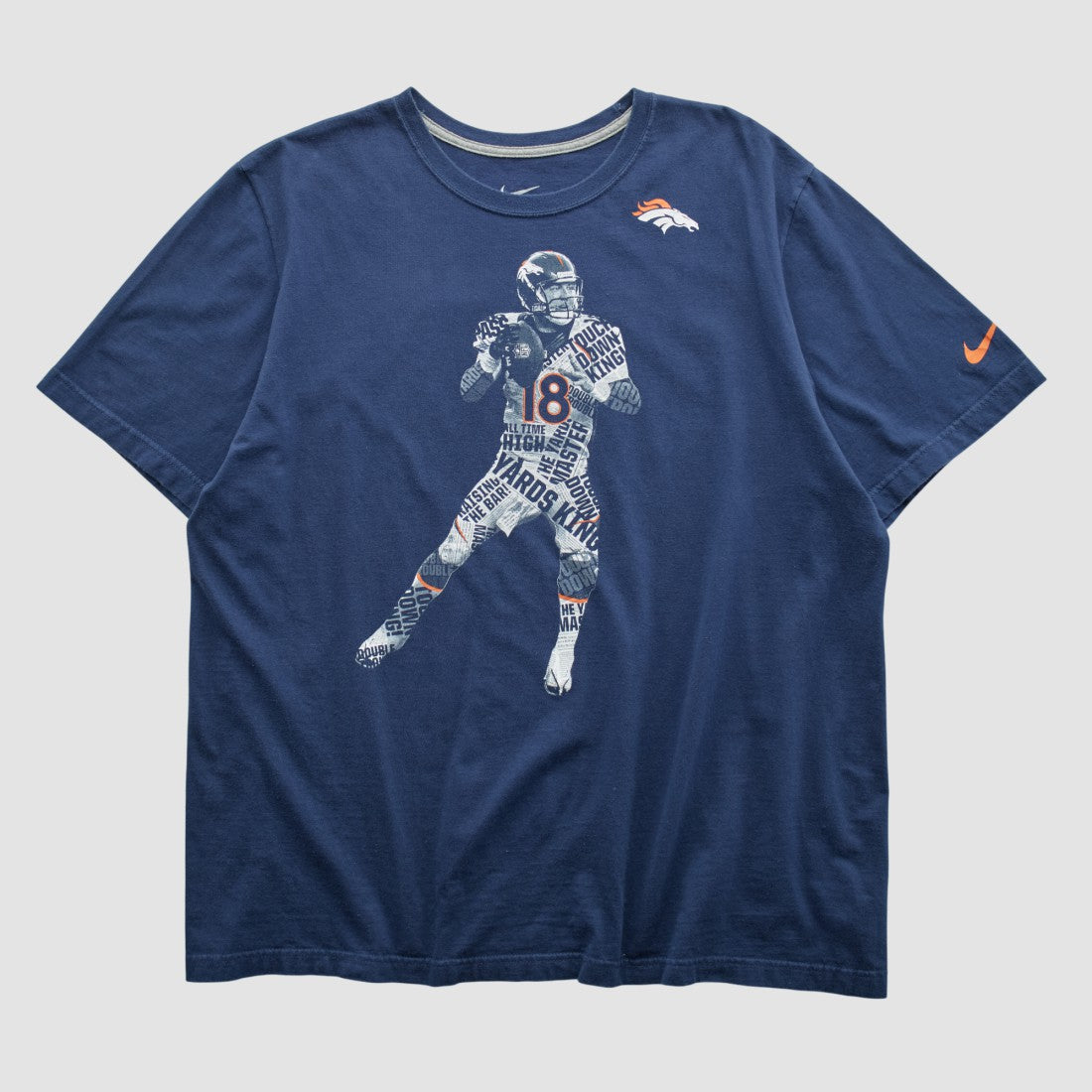 Denver Broncos 2010s T-shirt - Navy Vintage - Fanatics