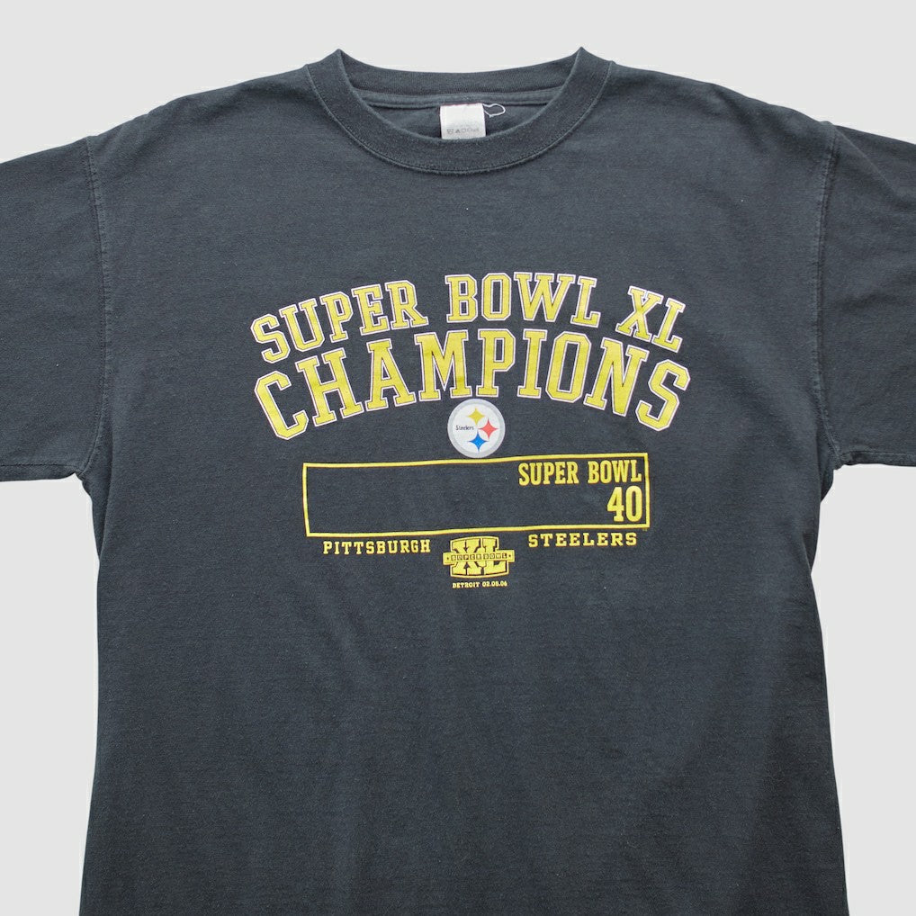 Pittsburgh Steelers 2006 T-shirt - Black Vintage - Fanatics