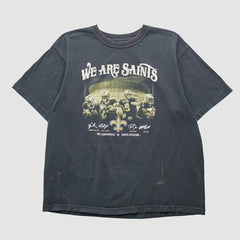 New Orleans Saints Reebok 2000s T-shirt - Black Vintage - Fanatics