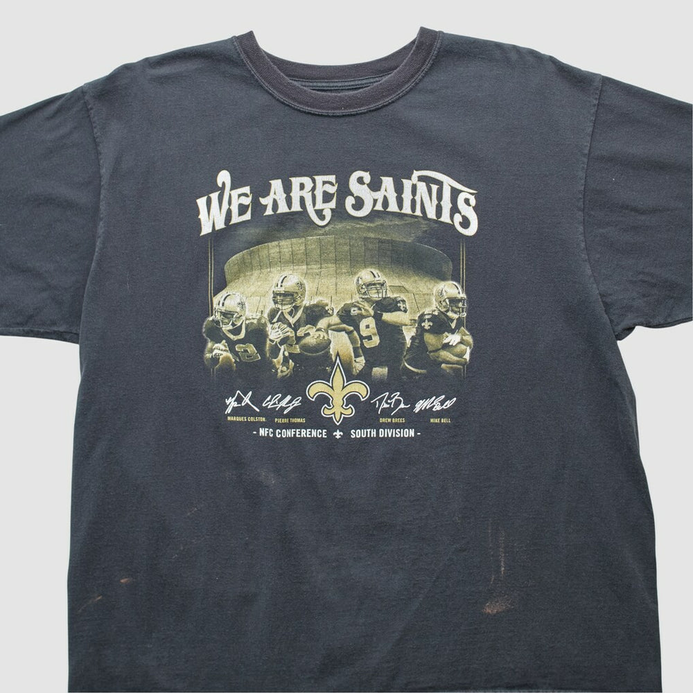 New Orleans Saints Reebok 2000s T-shirt - Black Vintage - Fanatics
